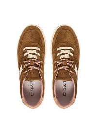 D.A.T.E. Sneakersy Court 2.0 W441-C2-SD Brązowy. Kolor: brązowy. Materiał: zamsz, skóra #4