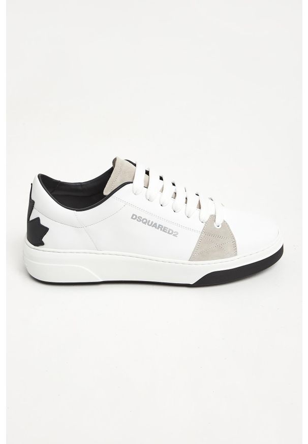 Sneakersy męskie skórzane DSQUARED2. Materiał: skóra