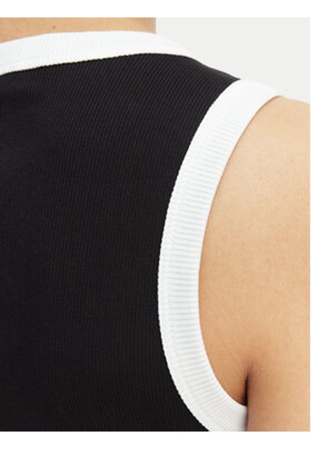 Liu Jo Beachwear Top VA6033 JS360 Czarny Regular Fit. Kolor: czarny. Materiał: wiskoza