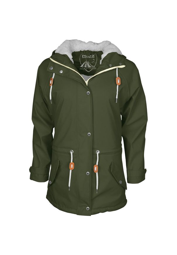 PRO-X ELEMENTS - Płaszcz damski Pro-X Elements Kira. Kolor: zielony