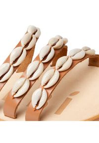 Manebi Klapki Leather Sandals S 0.1 Y0 Brązowy. Kolor: brązowy. Materiał: skóra #6