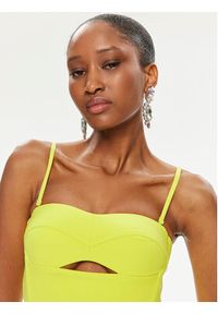 Patrizia Pepe Top 2C1545/A049-Y452 Zielony Regular Fit. Kolor: zielony. Materiał: syntetyk