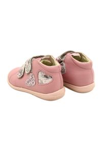 Trzewiki na rzepy Mazurek 1264 Pink Snake różowe. Zapięcie: rzepy. Kolor: różowy. Materiał: skóra. Sezon: jesień, wiosna #6