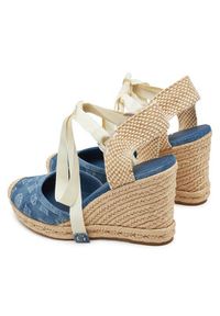 Guess Espadryle FLJCYR DEN04 Niebieski. Kolor: niebieski. Materiał: skóra