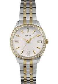 Zegarek Timex Zegarek damski Timex TW2W17700 CYRKONIE srebrny. Kolor: srebrny #1