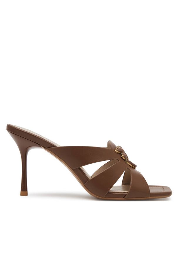 Pinko - PINKO Klapki Lisa 04 SD0311 P003 Brązowy. Kolor: brązowy. Materiał: skóra