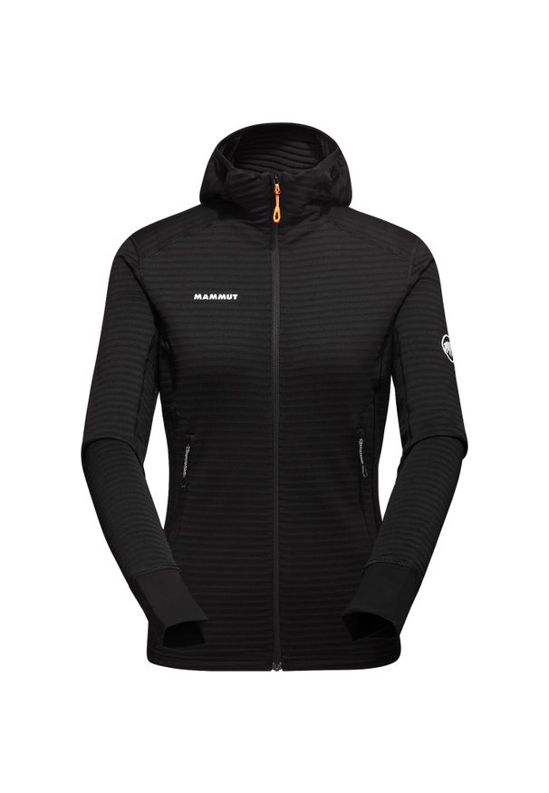 Bluza trekkingowa damska Mammut Taiss Light ML Hooded Jacket. Kolor: wielokolorowy, czarny, szary
