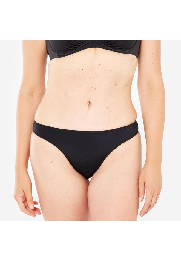 Dół kostiumu kąpielowego surfingowego damski Decathlon Nina. Kolor: czarny. Materiał: poliester, poliamid, materiał, elastan