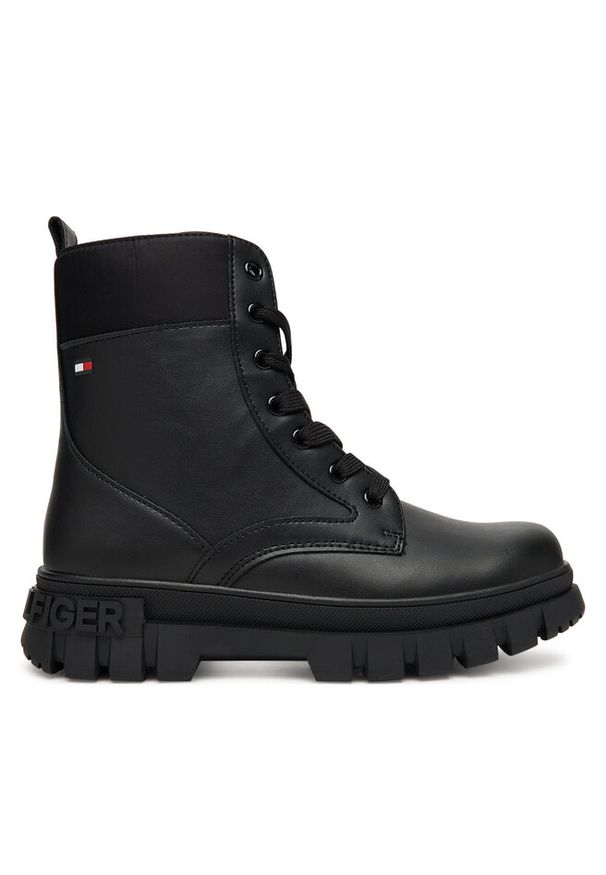 TOMMY HILFIGER - Trapery Tommy Hilfiger. Kolor: czarny