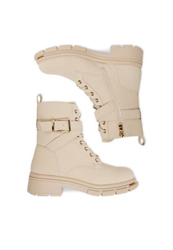 DeeZee Trzewiki 60187-1 Écru. Materiał: syntetyk, materiał