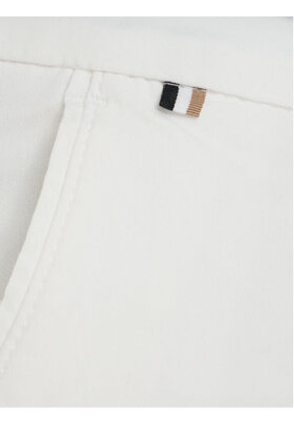 BOSS Szorty materiałowe H-Kane1 50555235 Biały Modern Fit. Kolor: biały. Materiał: bawełna