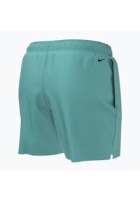 Szorty kąpielowe męskie Nike Swoosh Break 5" Volley. Kolor: zielony. Długość: krótkie. Sezon: lato