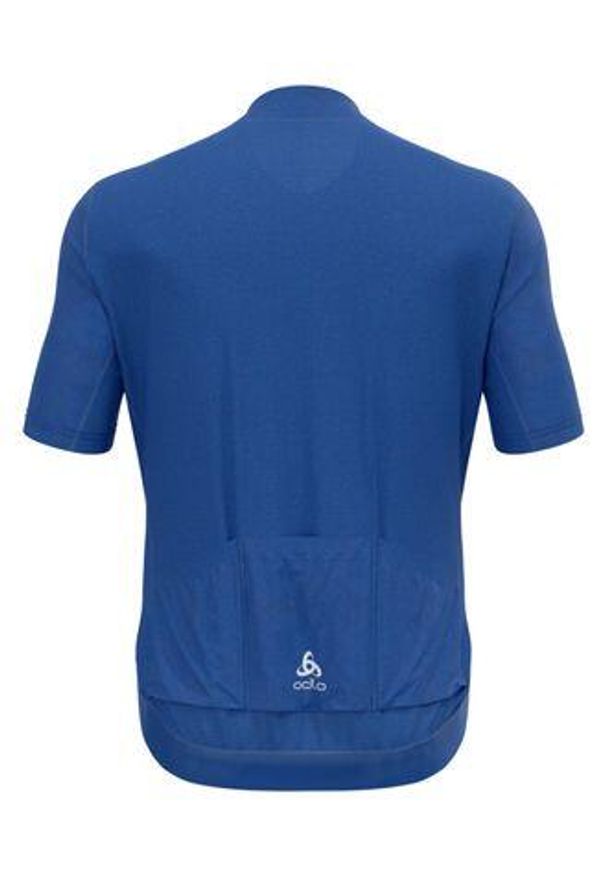 Odlo - Koszulka z krótkim rękawem kolarska męska ODLO Zeroweight Chill-Tec T-shirt S/U. Kolor: niebieski. Długość rękawa: krótki rękaw. Długość: krótkie. Sport: kolarstwo
