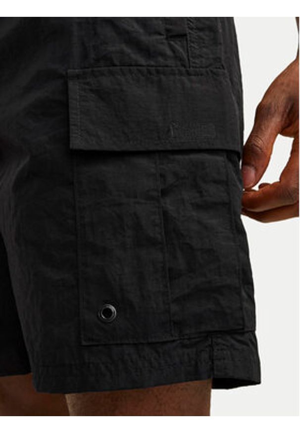 Jack & Jones Szorty kąpielowe Jpstfiji 12257214 Czarny Regular Fit. Kolor: czarny. Materiał: syntetyk