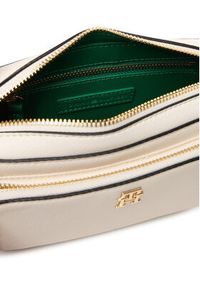 TOMMY HILFIGER - Tommy Hilfiger Torebka Th Icon Camera Bag AW0AW18120 Écru. Kolor: kremowy. Materiał: skórzane #6