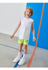 Sinsay - Szorty sportowe Active - żółty. Kolor: żółty. Styl: sportowy