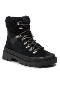 GANT - Gant Śniegowce Frenzyn Mid Boot 27543338 Czarny. Kolor: czarny. Materiał: welur, skóra