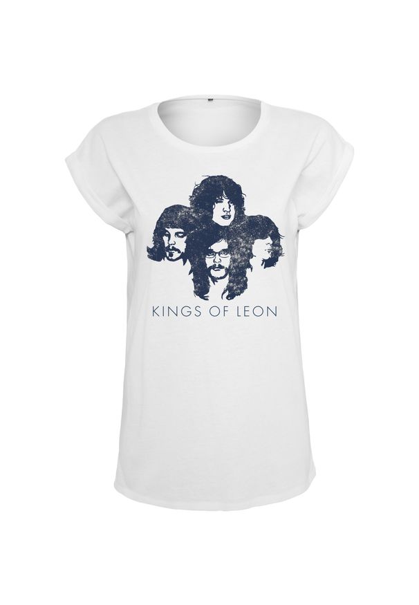 Koszulka damska Urban Classics Ladies Kings of Leon Silhouette. Kolor: biały