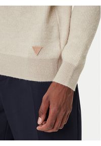 Guess Sweter M5BR20 Z0482 Beżowy Regular Fit. Kolor: beżowy. Materiał: syntetyk #5