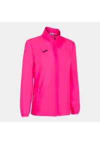 Kurtka do biegania damska Joma Elite VII przeciwdeszczowa. Kolor: różowy. Sport: bieganie #1