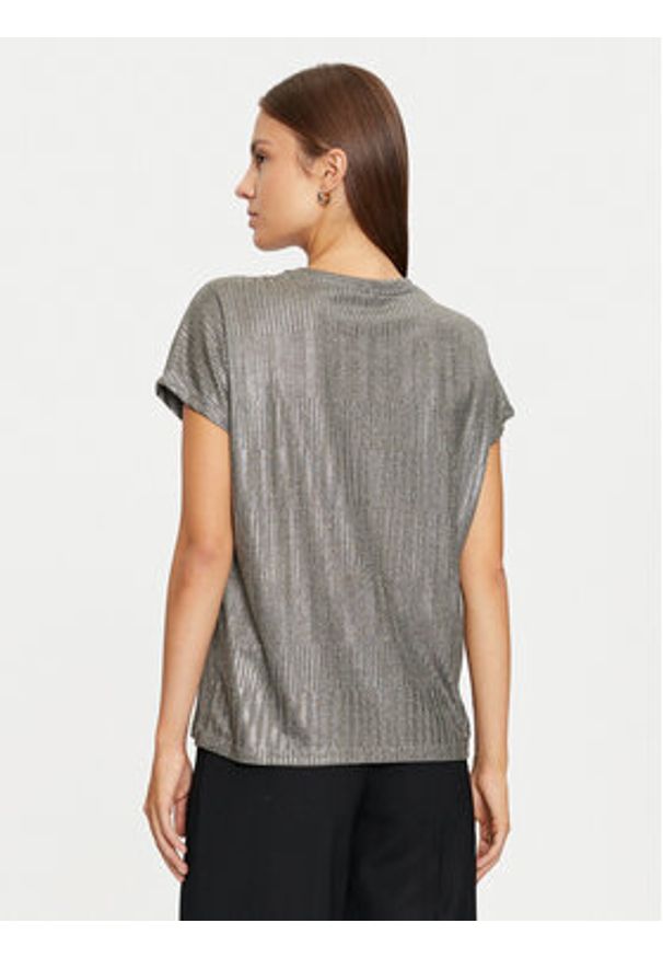 only - ONLY Bluzka Mirinda 15333628 Szary Regular Fit. Kolor: szary. Materiał: syntetyk