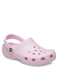 Crocs Klapki Classic 10001 Różowy. Kolor: różowy