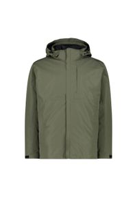 Kurtka męska turystyczna CMP 33Z1577D. Kolor: zielony, czarny, wielokolorowy. Sport: turystyka piesza #1