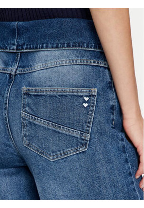 Please Jeansy P3ARCJGW7N Granatowy Regular Fit. Kolor: niebieski. Materiał: bawełna