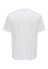Only & Sons T-Shirt 22025208 Biały Regular Fit. Kolor: biały. Materiał: bawełna #2