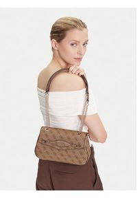 Guess Torebka Katya HWSG96 52210 Brązowy. Kolor: brązowy. Materiał: skórzane