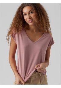 Vero Moda T-Shirt Filli 10247666 Różowy Regular Fit. Kolor: różowy. Materiał: syntetyk #3
