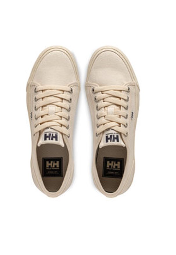 Helly Hansen Tenisówki W Fjord Canvas 2 11917 Écru. Kolor: kremowy. Materiał: materiał