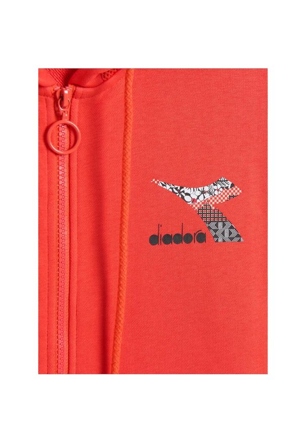 Diadora - Bluza damska DIADORA L. HOODIE FZ FLOSS L. Kolor: pomarańczowy