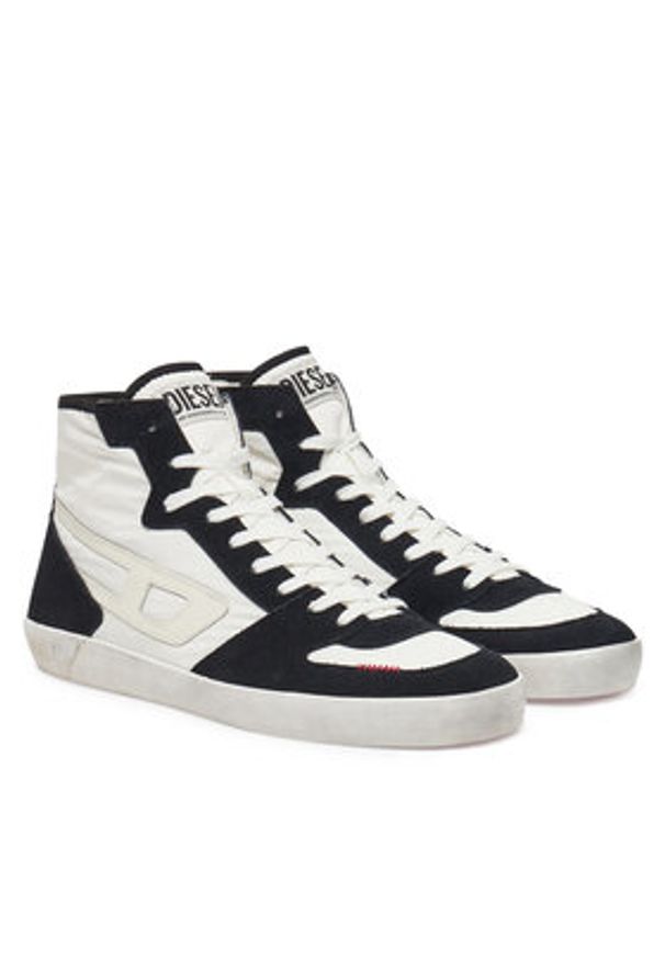 Diesel Sneakersy S-Leroji D-1 Mid Y03488P8119 HA679 Kolorowy. Materiał: zamsz, skóra. Wzór: kolorowy