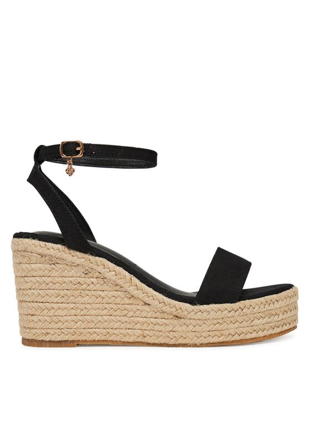 DeeZee Espadryle EA0315-2 Czarny. Kolor: czarny. Materiał: materiał