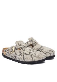 Birkenstock Klapki Boston 1033086 Kremowy. Kolor: kremowy. Materiał: zamsz, skóra #2