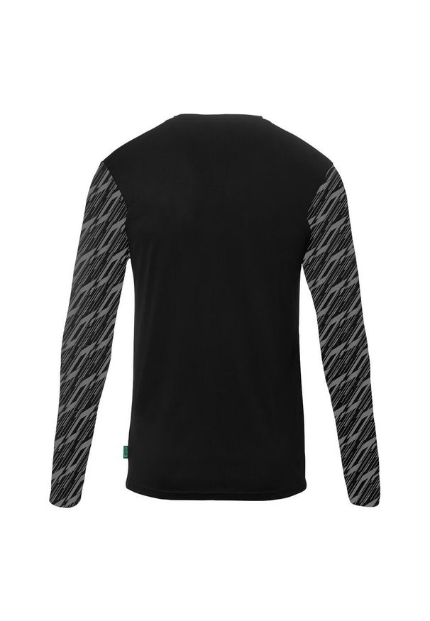 UHLSPORT - Koszulka bramkarska z długim rękawem Uhlsport Progressive. Kolor: czarny, biały, wielokolorowy. Długość rękawa: długi rękaw. Długość: długie. Sport: piłka nożna