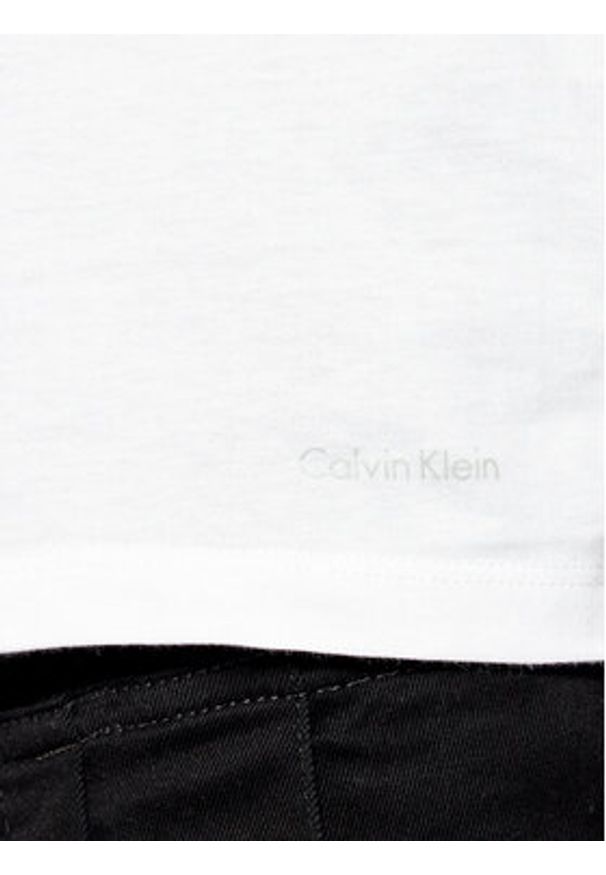 Calvin Klein Underwear Komplet 3 t-shirtów 000NB4011E Biały Classic Fit. Kolor: biały. Materiał: bawełna