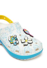 Crocs Klapki Smurfs Platform Clog 210822 Kolorowy. Wzór: kolorowy. Obcas: na platformie