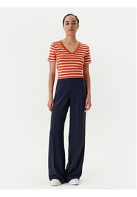 TOMMY HILFIGER - Tommy Hilfiger T-Shirt New Cody WW0WW40584 Pomarańczowy Slim Fit. Kolor: pomarańczowy