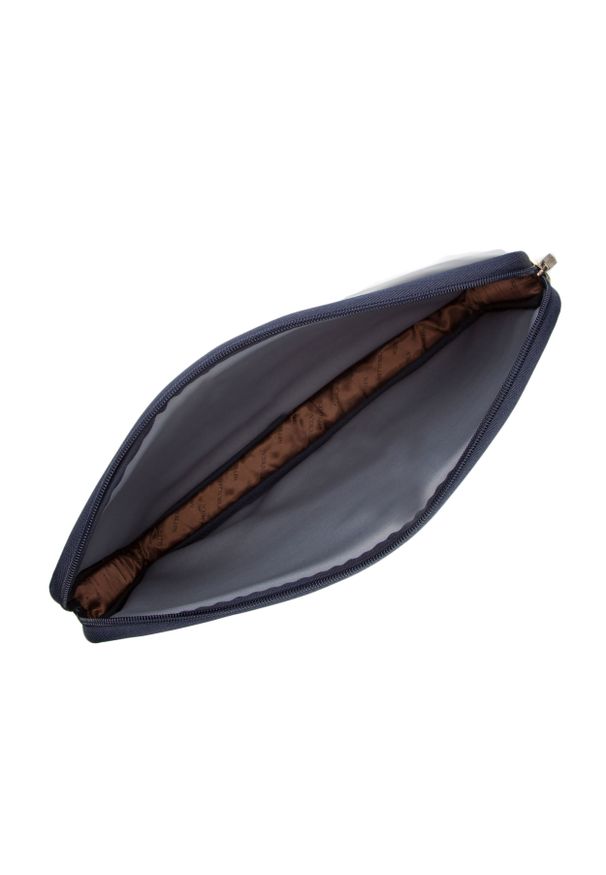 Niebieska torba na laptopa Wittchen retro, z aplikacjami