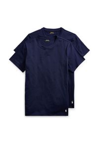 Polo Ralph Lauren Komplet 2 t-shirtów Core Replen 714835960004 Granatowy Slim Fit. Typ kołnierza: polo. Kolor: niebieski. Materiał: bawełna