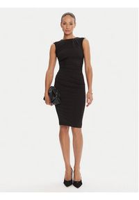 Rinascimento Sukienka koktajlowa CFC0125332003 Czarny Slim Fit. Kolor: czarny. Materiał: syntetyk. Styl: wizytowy #4