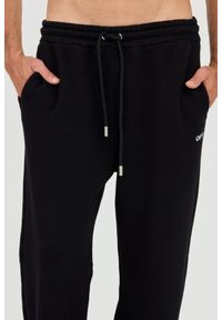 OFF-WHITE Czarne męskie spodnie dresowe Stitch Arr Sweatpants, Rozmiar XL. Kolor: czarny. Materiał: dresówka #4