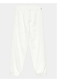 TOMMY HILFIGER - Tommy Hilfiger Spodnie dresowe KG0KG07232 D Biały Regular Fit. Kolor: biały. Materiał: bawełna