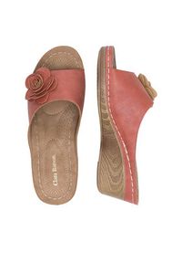 Clara Barson Klapki WYL05010-29 Czerwony. Kolor: czerwony. Materiał: syntetyk #3