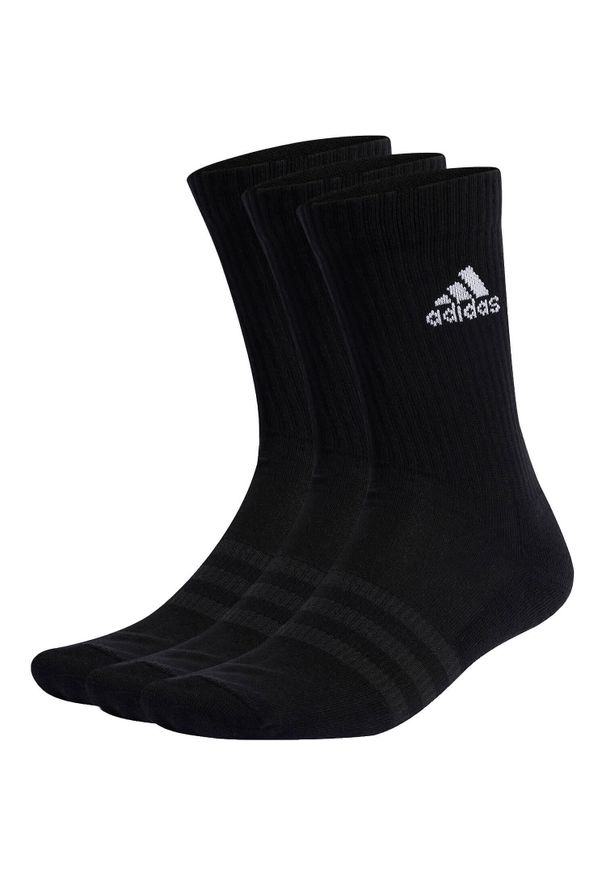 Skarpety sportowe męskie Adidas Cushioned Crew 3-pak. Kolor: czarny