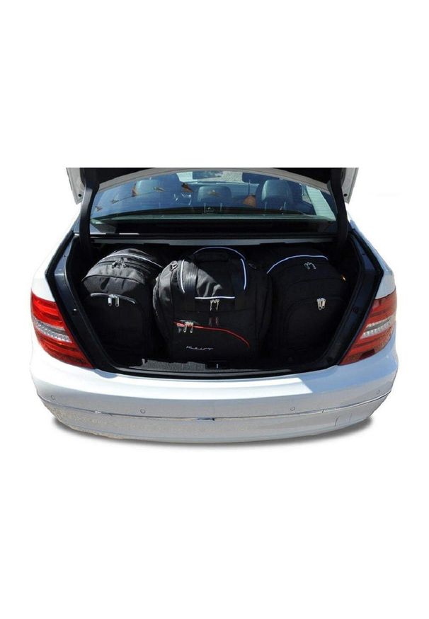 KJUST - Torby Do Bagażnika Mercedes-Benz C Limousine 2006-2014 4Szt Kjust. Kolor: czarny. Styl: sportowy