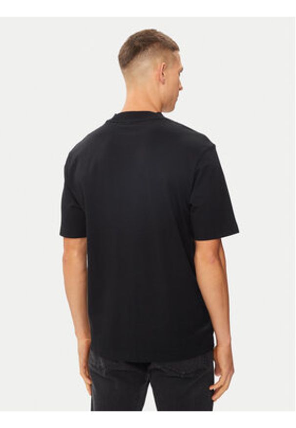 Hugo T-Shirt Nieros 50509991 Czarny Regular Fit. Kolor: czarny. Materiał: bawełna
