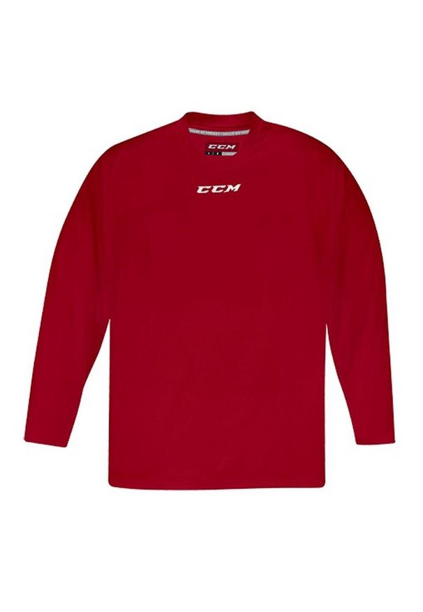 CCM - Koszulka Hokejowa Treningowa Dorośli Czerwona 5000 L. Kolor: czerwony. Długość rękawa: długi rękaw